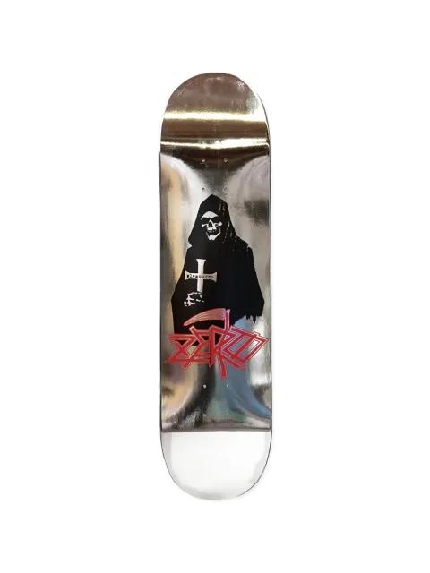 x Zero Reaper skate deck by PLEASURES