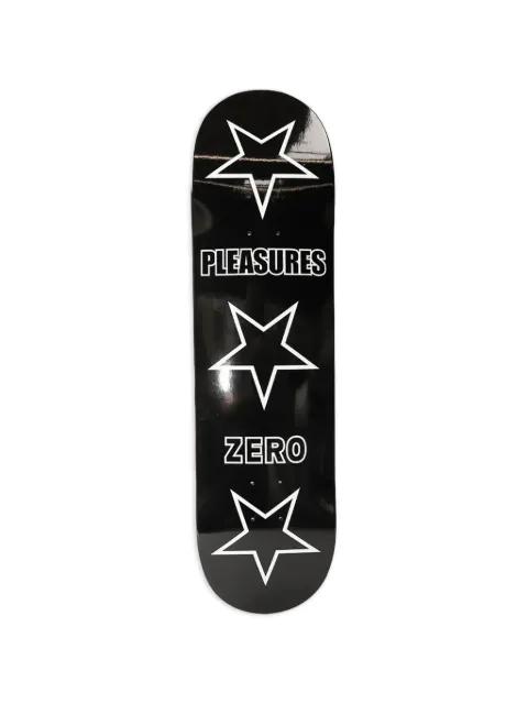 x Zero Skateboards Stars skateboard deck by PLEASURES