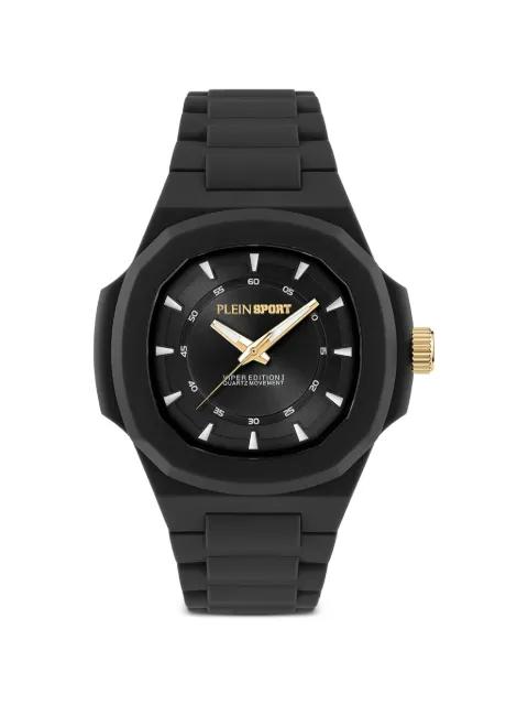 Black round-dial Watch by PLEIN SPORT