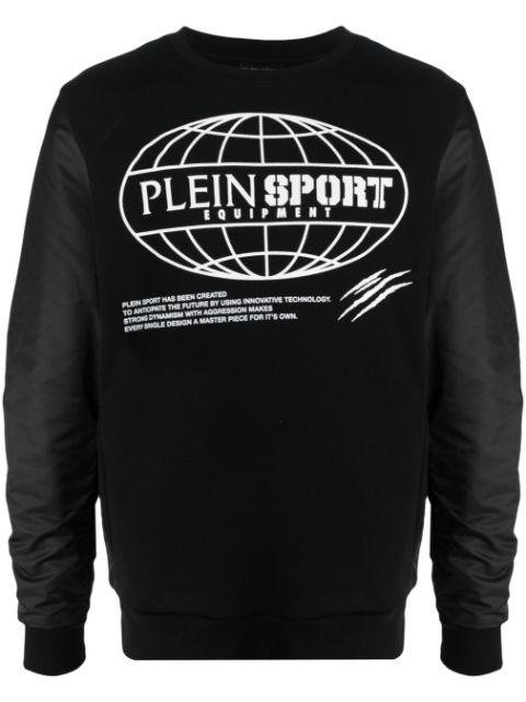 Global Express Edition cotton sweatshirt by PLEIN SPORT