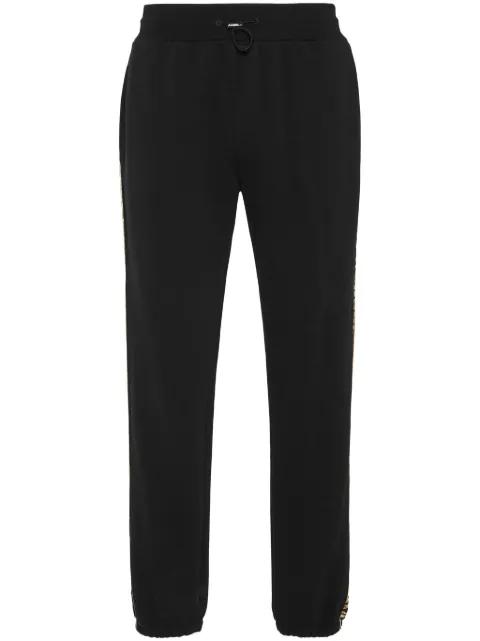 Laminated track pants by PLEIN SPORT
