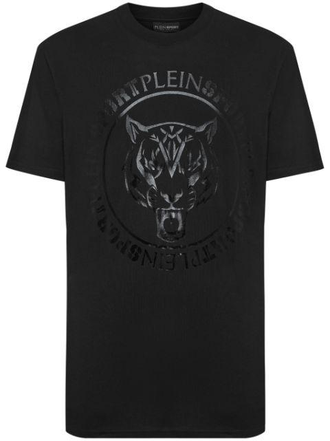 SS logo-print cotton T-shirt by PLEIN SPORT