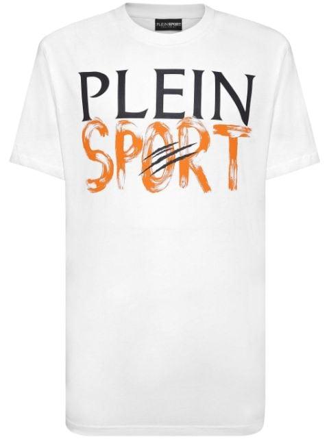 SS logo-print cotton T-shirt by PLEIN SPORT