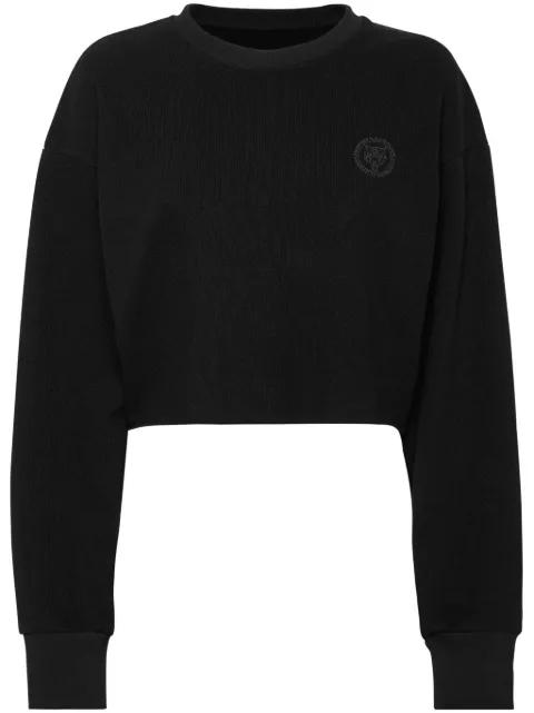 Sponge cropped sweatshirt by PLEIN SPORT