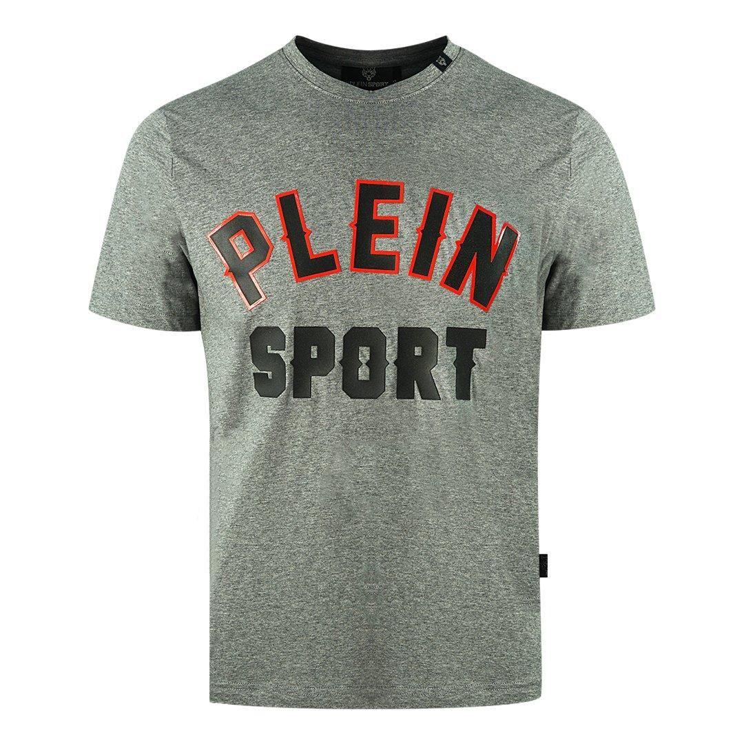Sport Block Logo Grey T-Shirt by PLEIN SPORT