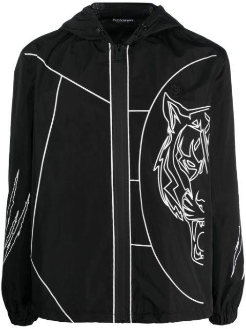 Tiger Court Edition windbreaker jacket by PLEIN SPORT