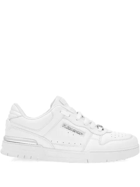 Tiger.X logo-plaque leather sneakers by PLEIN SPORT
