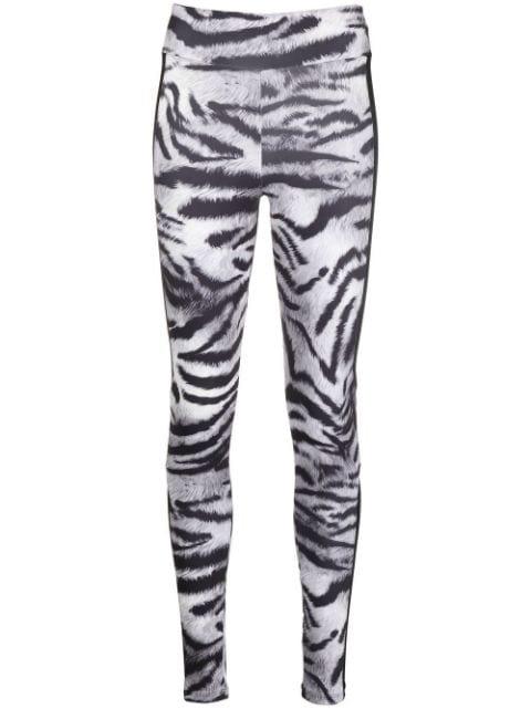 Tiger high-waist leggings by PLEIN SPORT