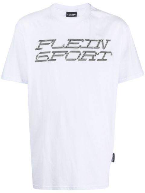 Tiger-print cotton T-shirt by PLEIN SPORT