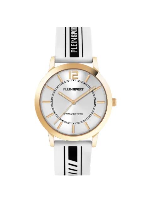 White Silicone 41mm Watch by PLEIN SPORT