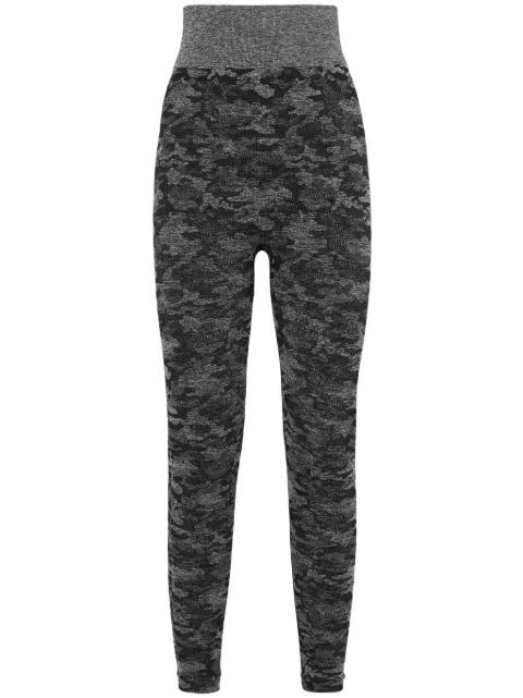 camouflage-print performance leggings by PLEIN SPORT