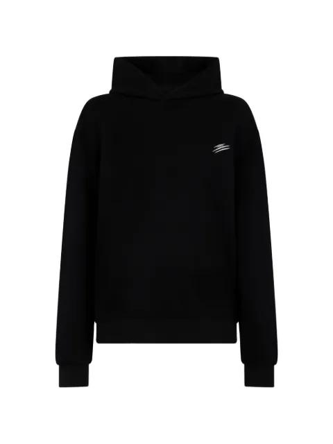 chrome scratch hoodie by PLEIN SPORT