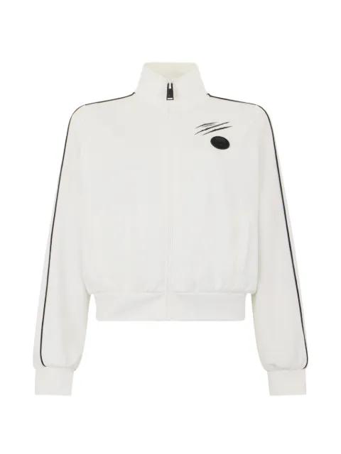 contrast-piping jacket by PLEIN SPORT