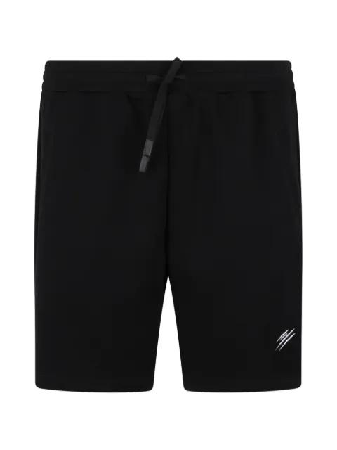 elasticated chrome scratch shorts by PLEIN SPORT