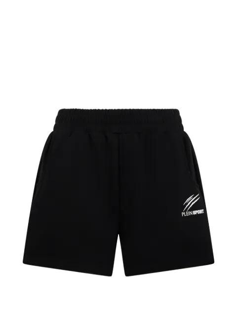 elasticated-waist logo-print shorts by PLEIN SPORT