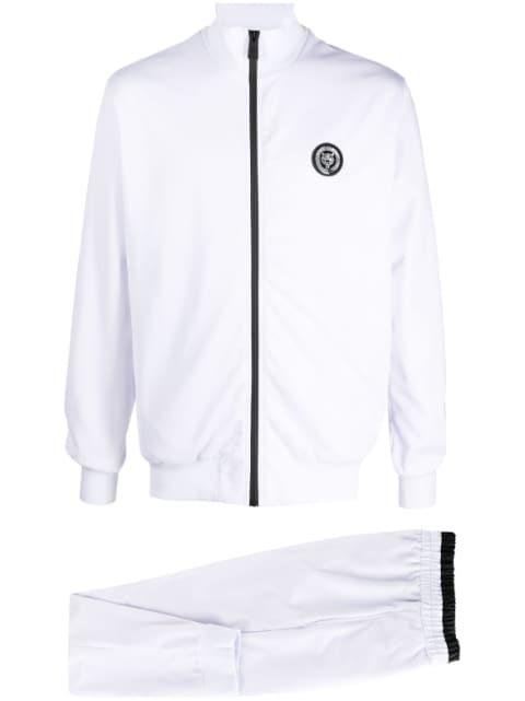embossed-logo patch tracksuit by PLEIN SPORT
