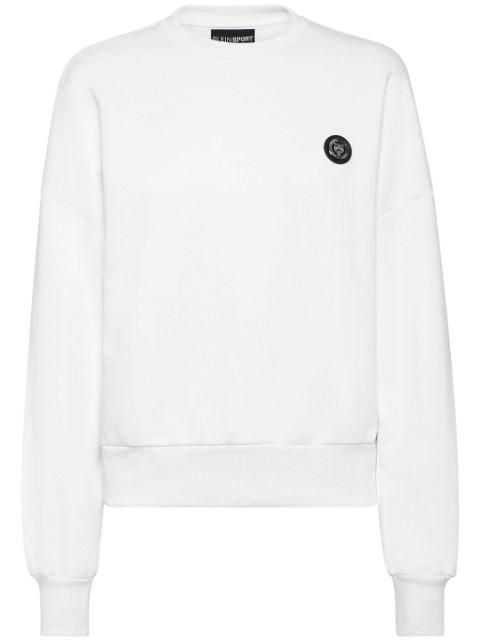 graphic-print cotton sweatshirt by PLEIN SPORT