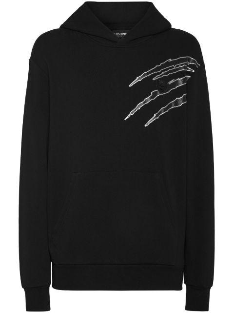 graphic-print hoodie by PLEIN SPORT