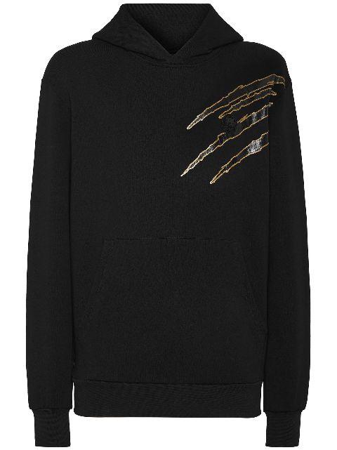 graphic-print hoodie by PLEIN SPORT