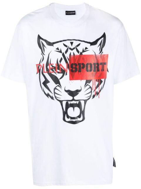 graphic-print short-sleeved T-shirt by PLEIN SPORT