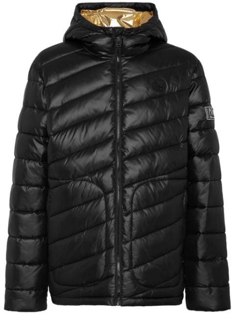hoodied puffer jacket by PLEIN SPORT