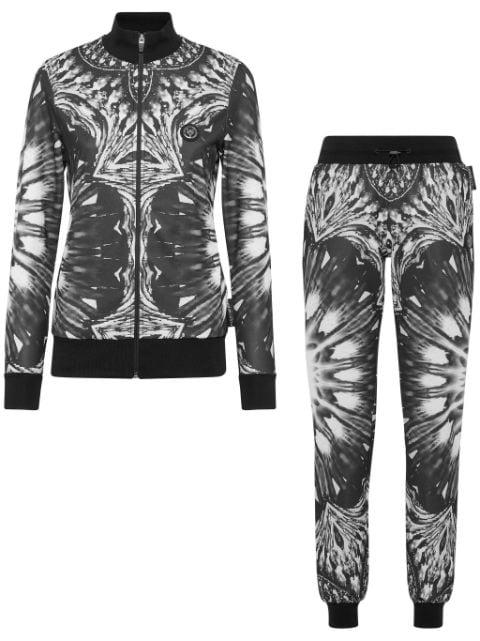kaleidoscopic-print tracksuit set by PLEIN SPORT