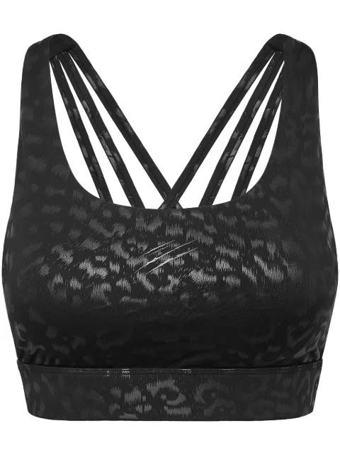 leopard-print sports bra by PLEIN SPORT