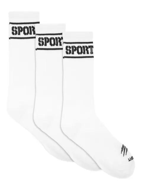 logo-band socks (pack of three) by PLEIN SPORT