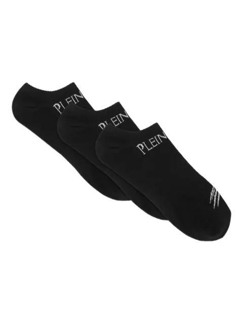 logo-detail socket socks (pack of three) by PLEIN SPORT