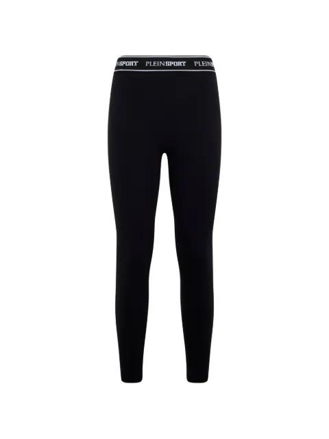 logo elastic leggings by PLEIN SPORT