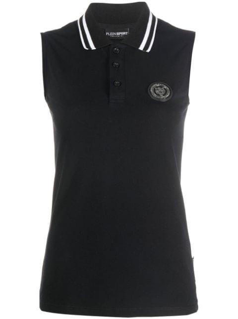 logo-patch polo shirt by PLEIN SPORT
