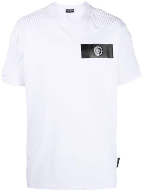 logo-patch short-sleeve T-shirt by PLEIN SPORT