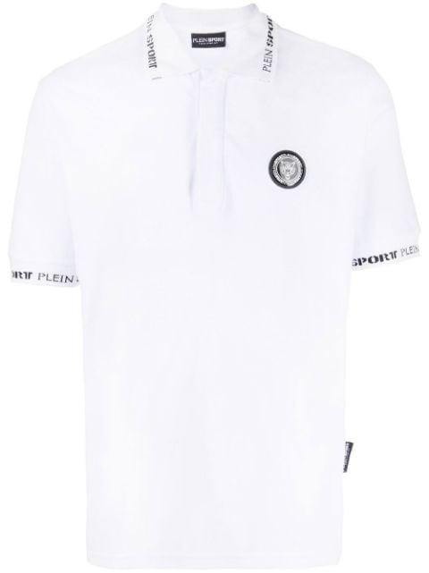 logo-patch short-sleeve polo shirt by PLEIN SPORT