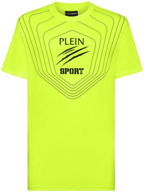 logo-print cotton T-shirt by PLEIN SPORT
