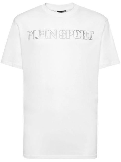 logo-print cotton T-shirt by PLEIN SPORT