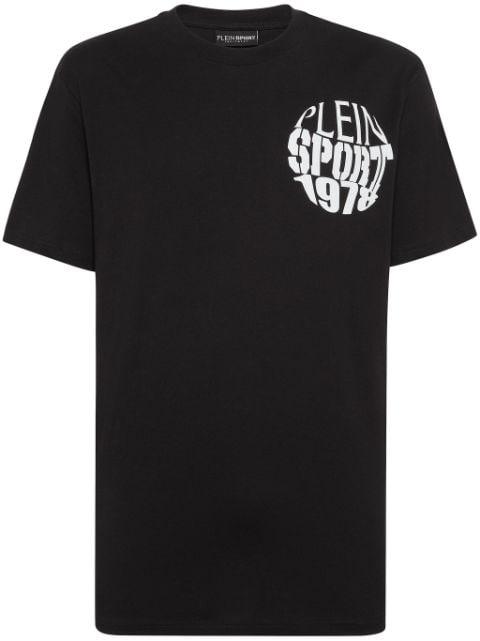 logo-print cotton T-shirt by PLEIN SPORT
