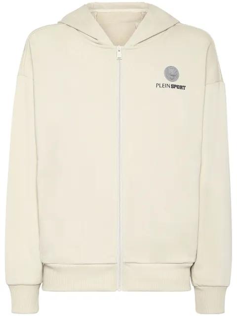 logo-print hoodie by PLEIN SPORT