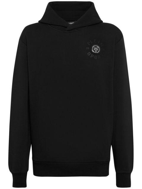 logo-print hoodie by PLEIN SPORT