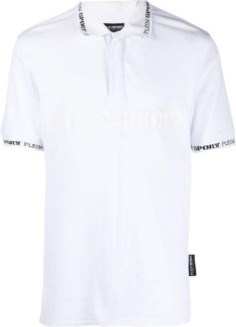logo-print short-sleeve polo shirt by PLEIN SPORT