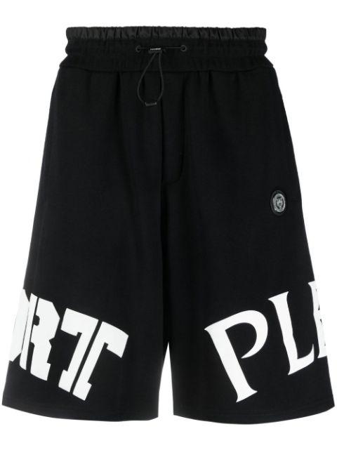 logo-print track shorts by PLEIN SPORT