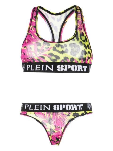 logo-underband lingerie set by PLEIN SPORT