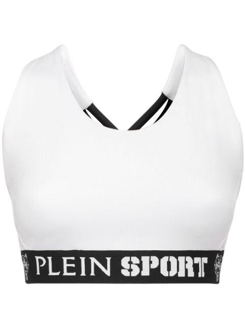 logo-underband sports bra by PLEIN SPORT