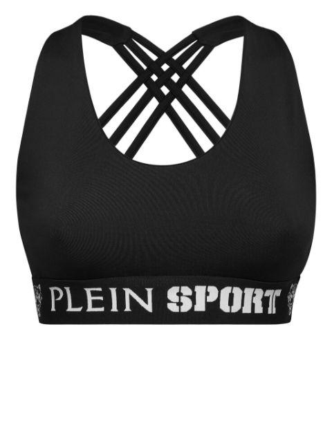 logo-underband sports bra by PLEIN SPORT