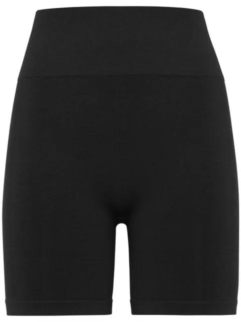 logo-waistband cycling shorts by PLEIN SPORT