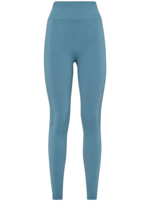 logo-waistband performance leggings by PLEIN SPORT