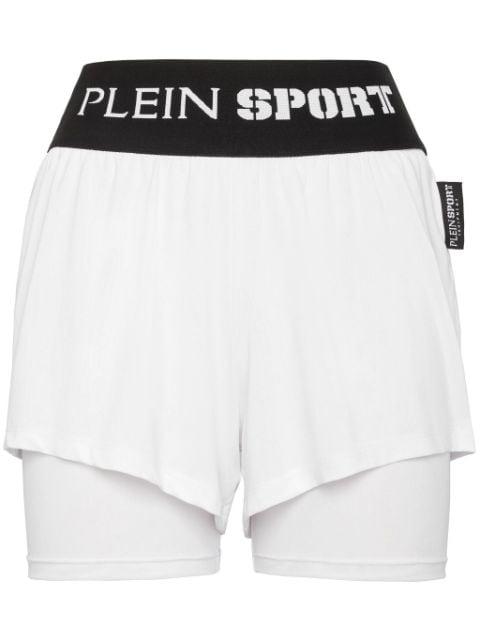 logo-waistband tennis shorts by PLEIN SPORT