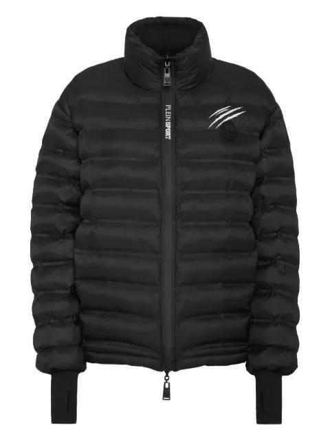 long-sleeved quilted puffer jacket by PLEIN SPORT