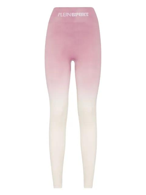 ombré seamless leggings by PLEIN SPORT