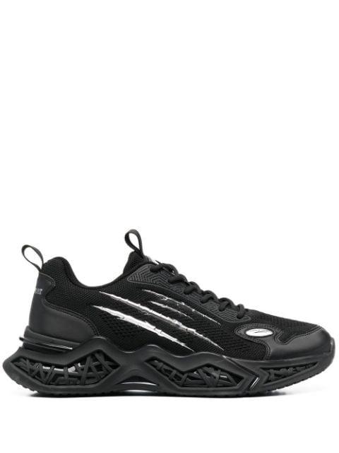 panelled lace-up sneakers by PLEIN SPORT