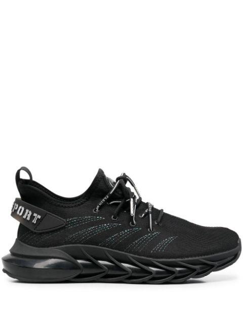 panelled lace-up sneakers by PLEIN SPORT